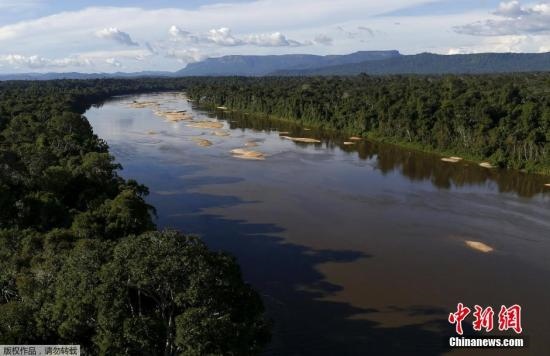 資料圖：亞馬孫雨林內(nèi)的河流。