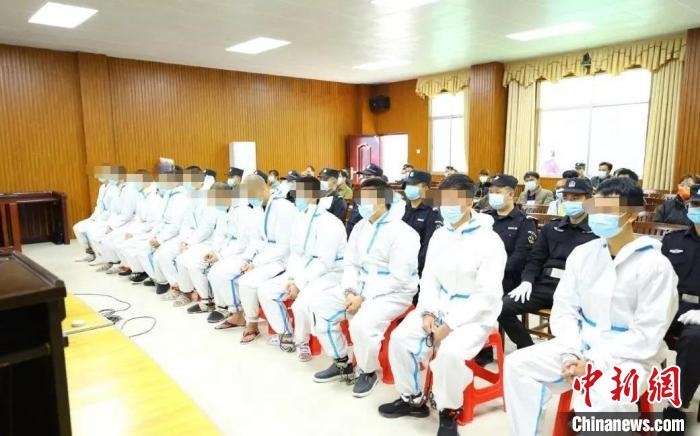 圖為庭審現(xiàn)場?！|蘭法院 攝