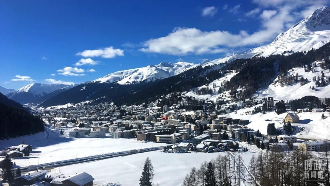 △瑞士，達沃斯小鎮(zhèn)。