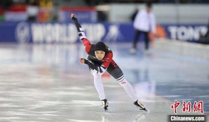 高亭宇在比賽中。圖片來源：黑龍江省體育局。