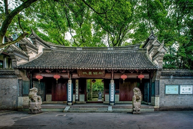 天一閣正門。 天一閣博物院供圖