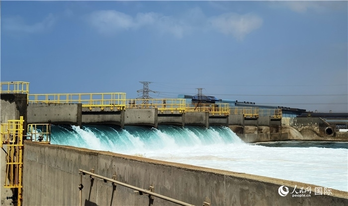 圖為取排水工程項(xiàng)目一景。人民網(wǎng)記者管克江攝