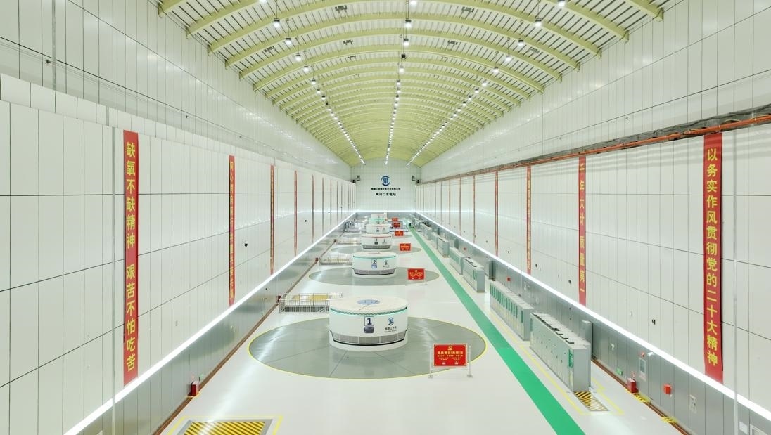雅礱江兩河口水電站地下廠(chǎng)房。受訪(fǎng)者供圖