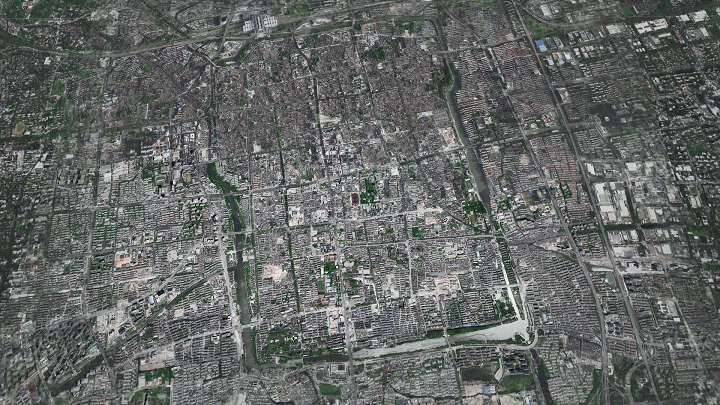 平江歷史文化街區(qū)現(xiàn)存整體布局與宋代《平江圖》基本一致。