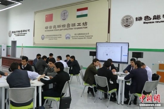 2023年4月，位于杜尚別的塔吉克斯坦魯班工坊課堂。張碩 攝