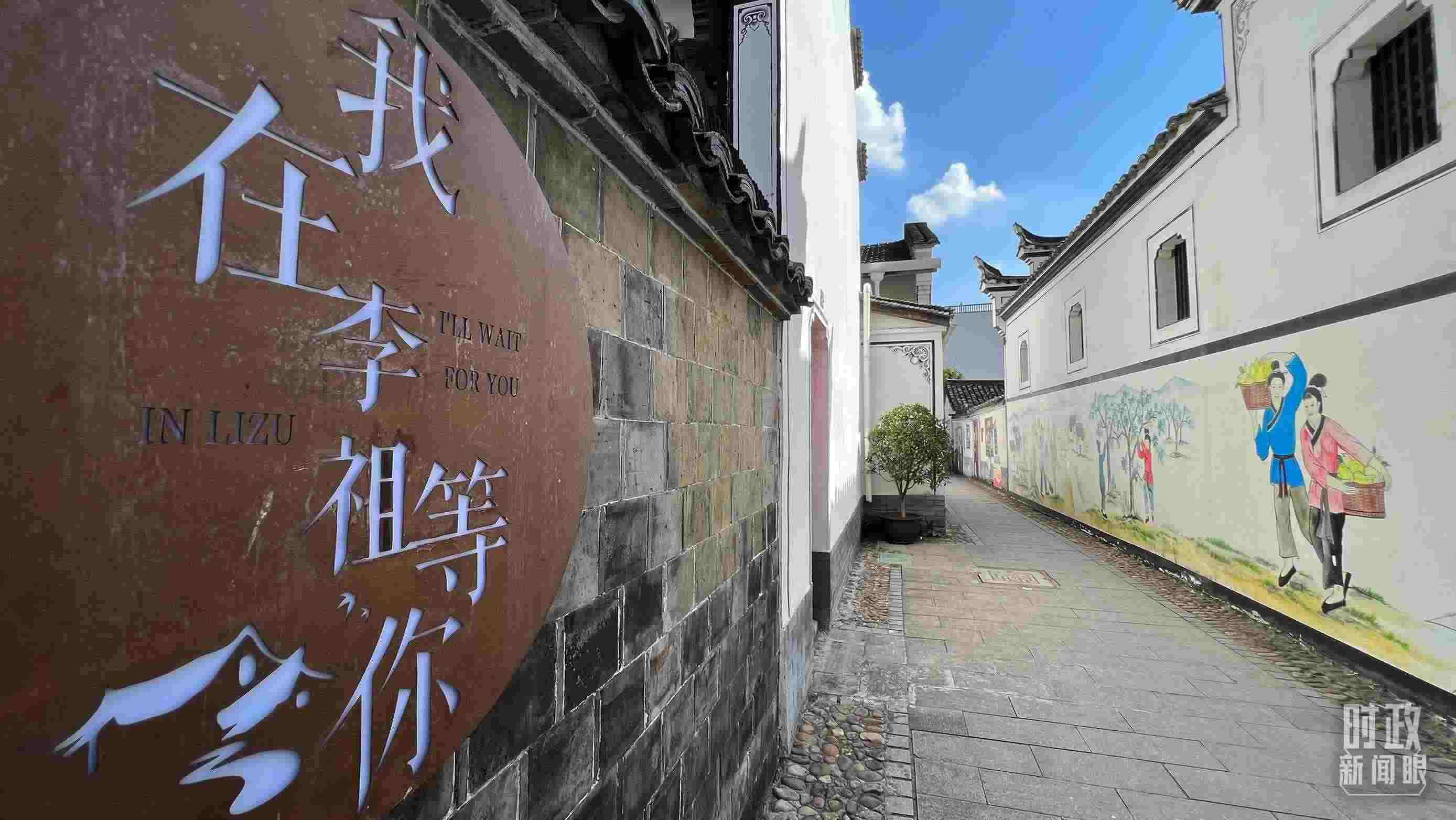 △村內(nèi)干凈整潔的小巷子。（總臺(tái)央視記者李煒拍攝）