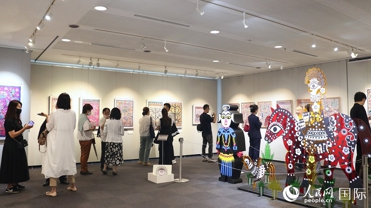 到場民眾觀看展覽。人民網(wǎng) 許可攝