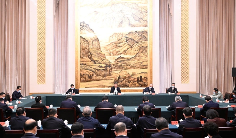  2023年5月17日上午，習(xí)近平在西安聽(tīng)取陜西省委和省政府工作匯報(bào)并發(fā)表重要講話。