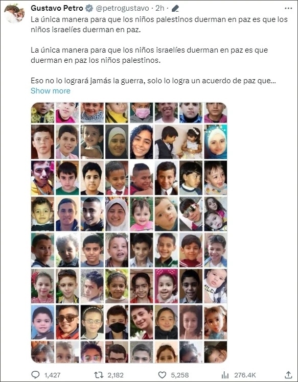 巴以爆發(fā)新沖突后，他再指西方“雙標(biāo)”