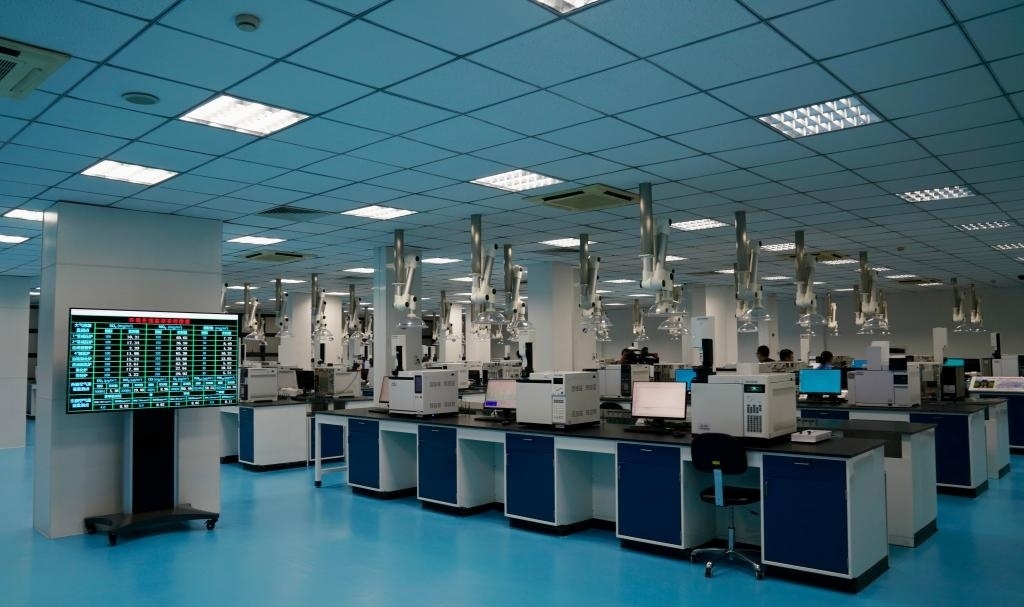 近日拍攝的公司檢驗計量中心。新華社記者 胡晨歡 攝