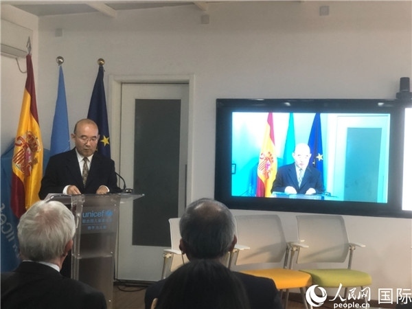 生態(tài)環(huán)境部應(yīng)對(duì)氣候變化司一級(jí)巡視員孫楨在研討會(huì)上致辭。 人民網(wǎng)記者 趙健攝