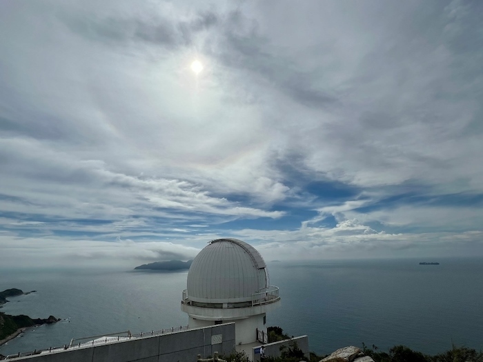 天文樓太陽望遠(yuǎn)鏡圓頂。人民網(wǎng)高清揚(yáng)攝