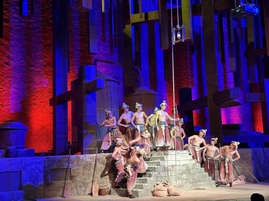 《天釀》演出場景。本報記者劉書文攝