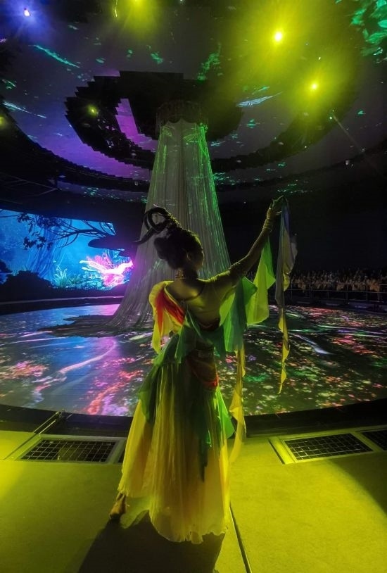 《天釀》演出場景。本報記者常雯宜攝