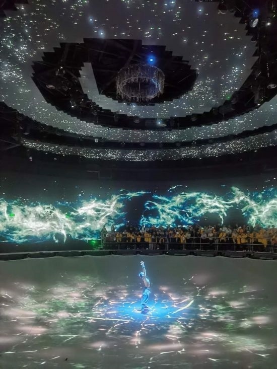 《天釀》演出場景。本報記者常雯宜攝