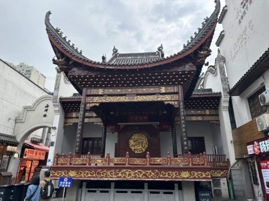 10月25日，長(zhǎng)沙太平老街一角。（本報(bào)記者 劉書(shū)文攝）