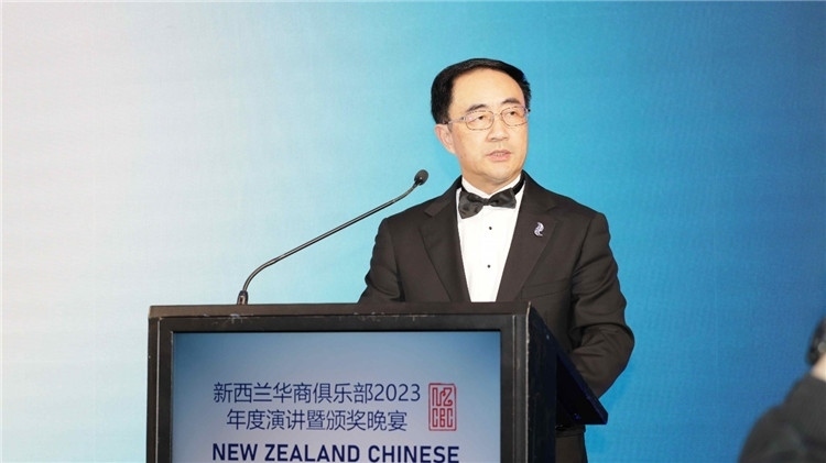 新西蘭華商聯(lián)合總會(huì)主席楊健。攝影：張凱
