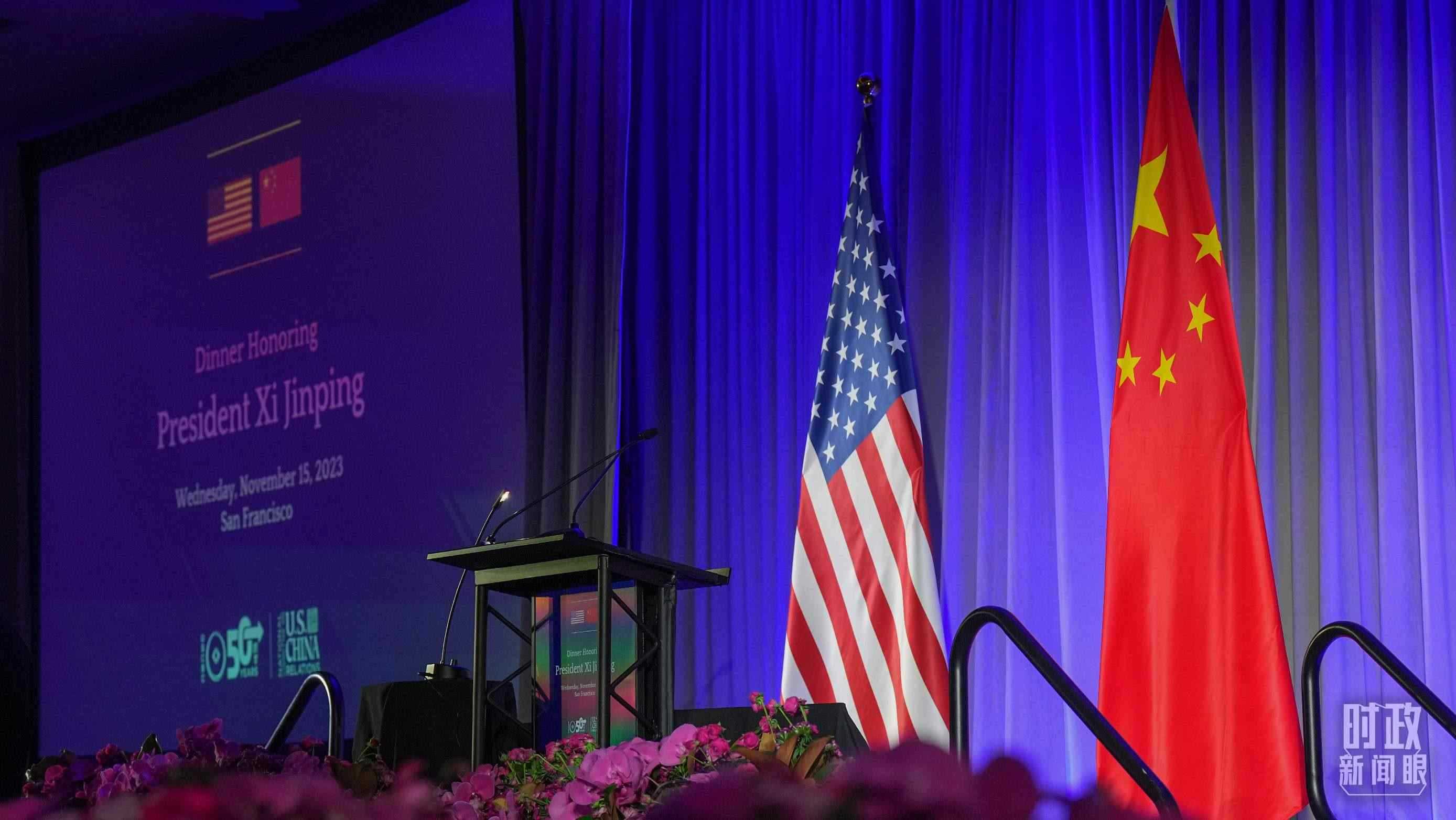 歡迎宴會當晚，習近平在這里發(fā)表演講。（總臺國廣記者李晉拍攝）