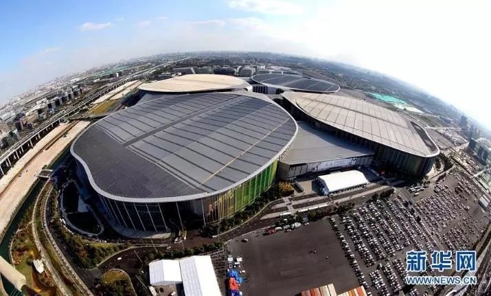 中國(guó)國(guó)際進(jìn)口博覽會(huì)舉辦場(chǎng)地——國(guó)家會(huì)展中心（上海）。新華社記者 凡軍 攝