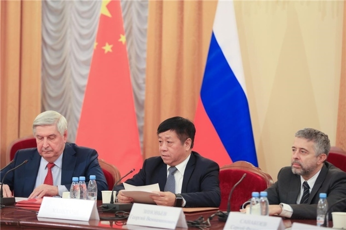 張漢暉大使致辭。駐俄羅斯使館供圖