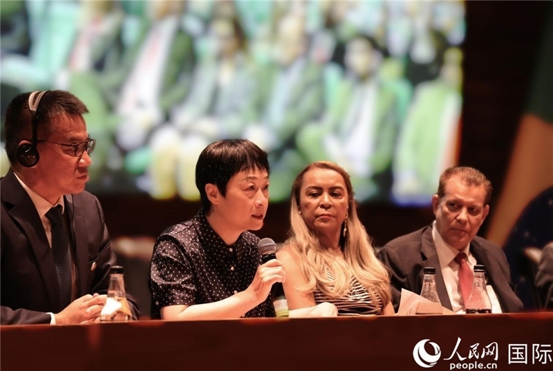 田敏出席論壇開幕式并致辭。人民網(wǎng)記者 時(shí)元皓攝