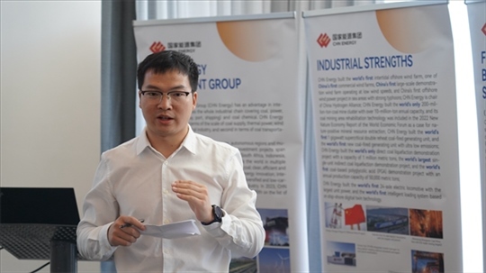 龍源公司代表發(fā)言致辭。 人民網(wǎng) 張茜攝