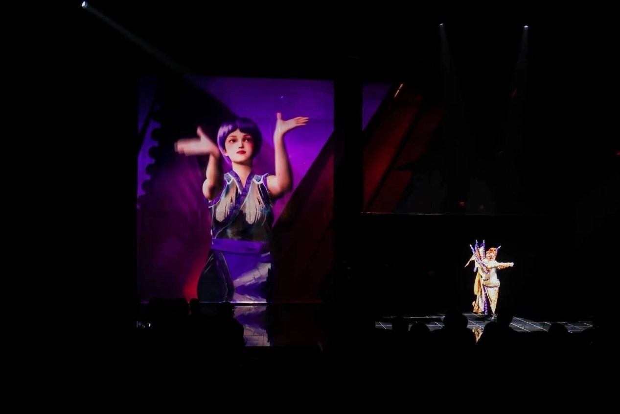 跨次元表演《新定軍山》。主辦方供圖