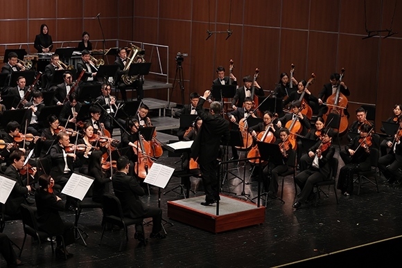 音樂會現(xiàn)場。學校供圖