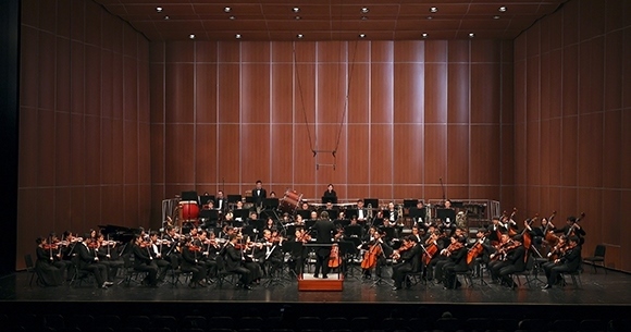 音樂會現(xiàn)場。學校供圖