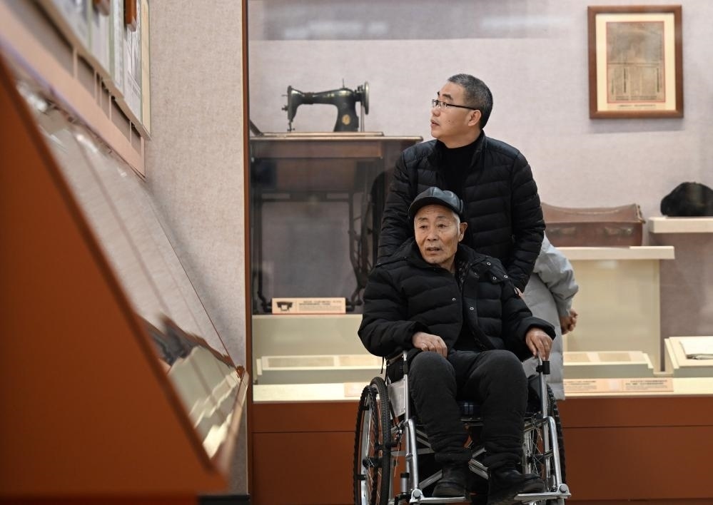 2024年1月29日，市民在平津戰(zhàn)役紀念館參觀。