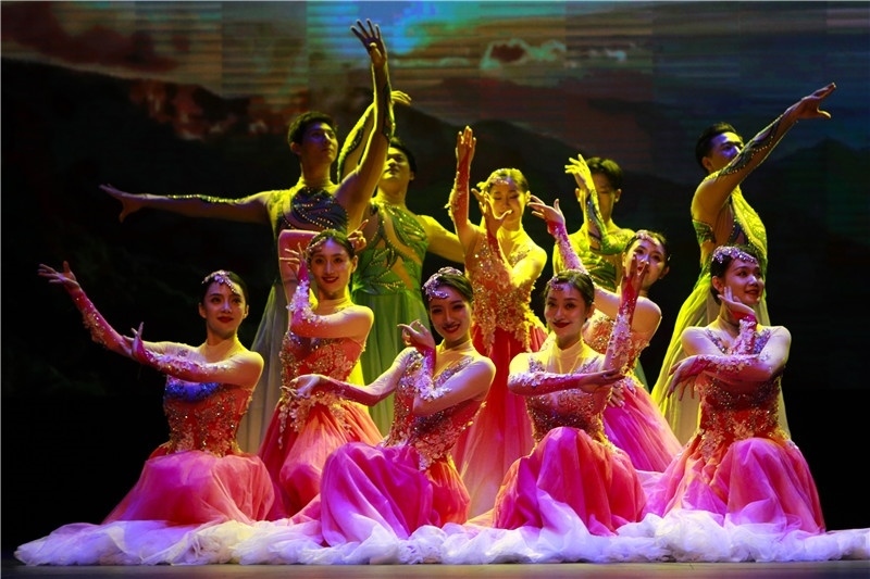 2024年“四海同春”慰僑訪演團亞太團新西蘭惠靈頓演出現(xiàn)場。圖片由陸欣讌、孟韜、葉勇提供