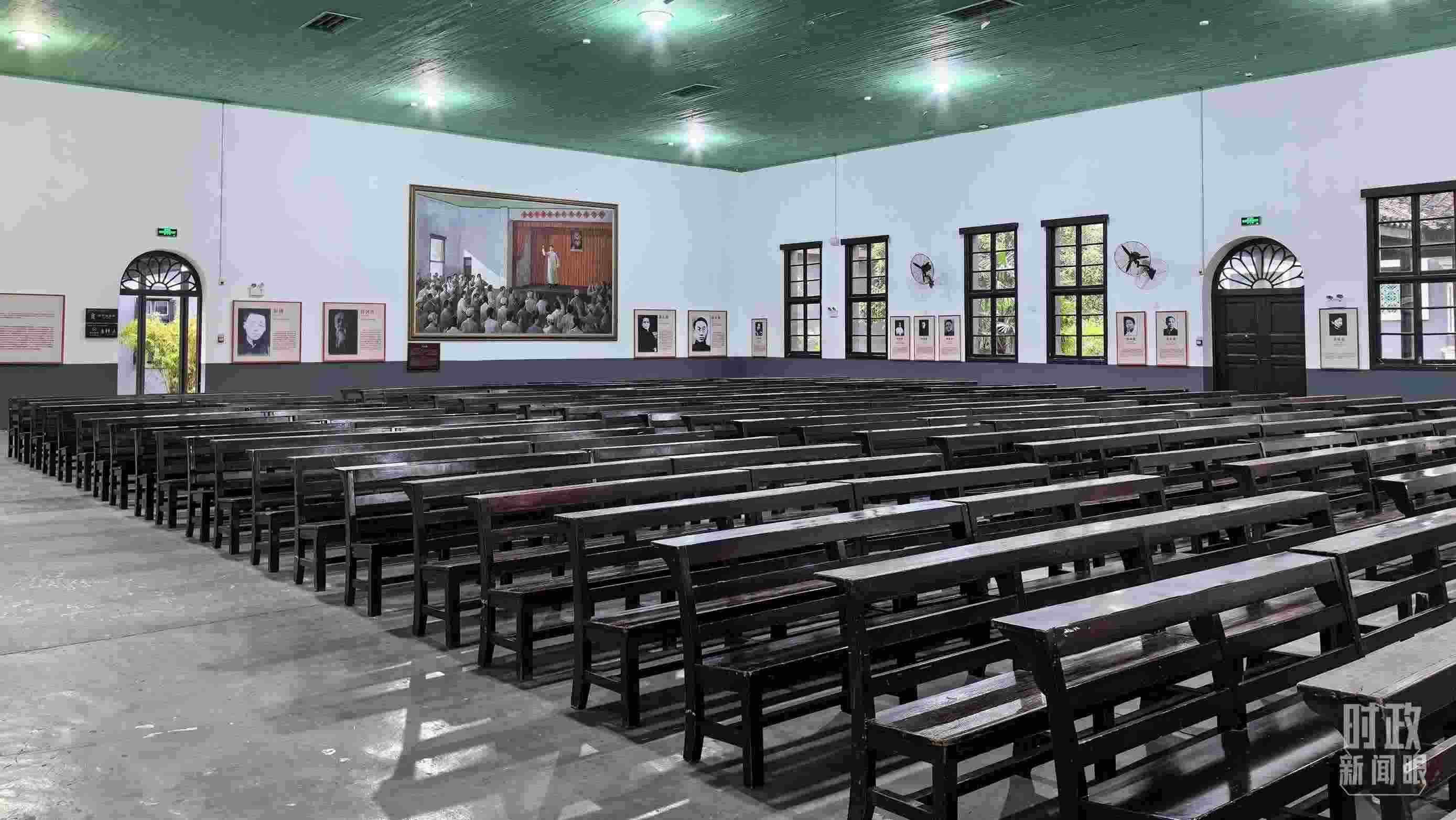 △湖南第一師范學(xué)院（城南書院校區(qū)）大禮堂。（總臺央視記者趙化拍攝）