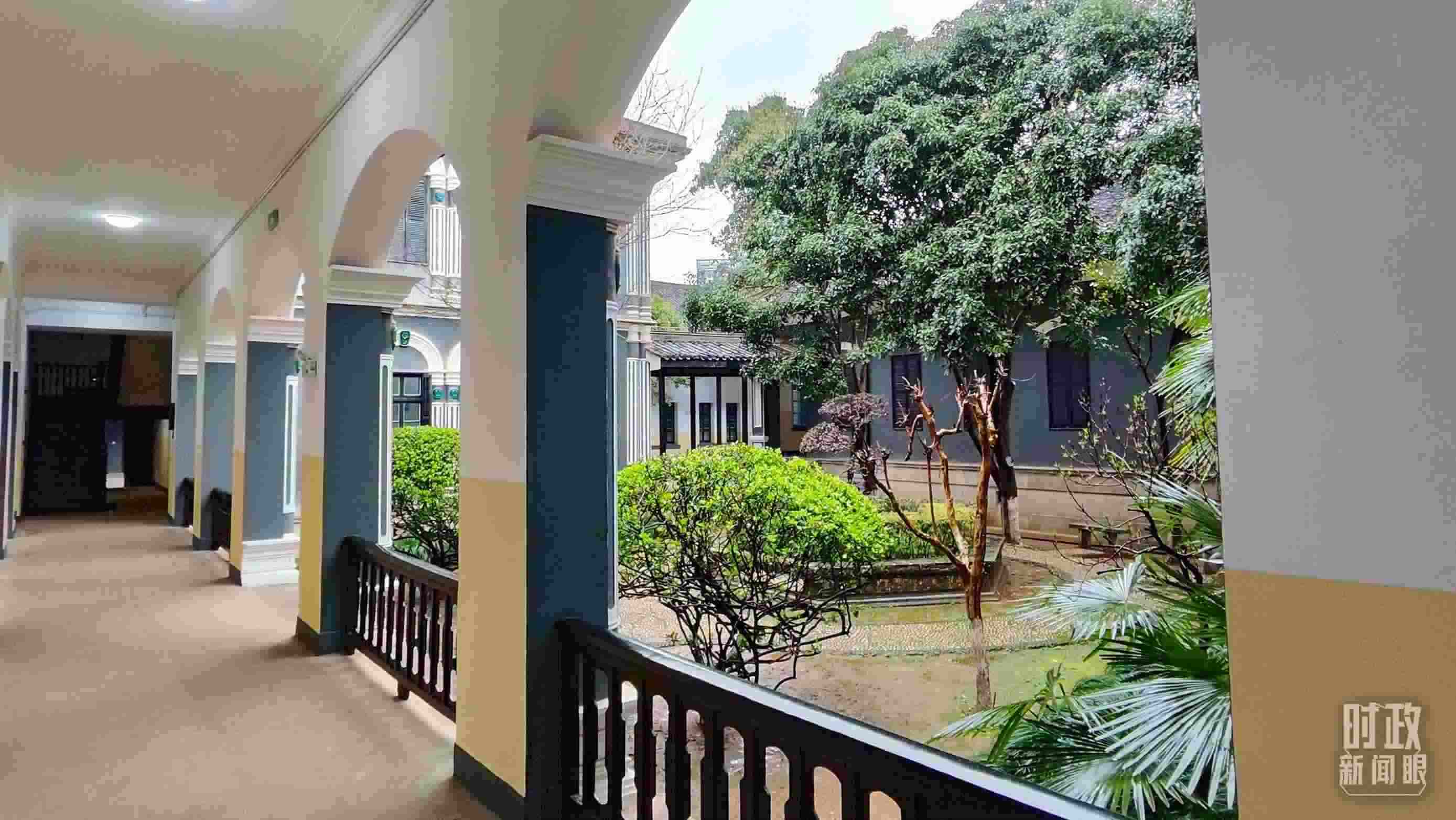 △湖南第一師范學(xué)院（城南書院校區(qū)）。（總臺(tái)央視記者覃思、郭曉龍拍攝）