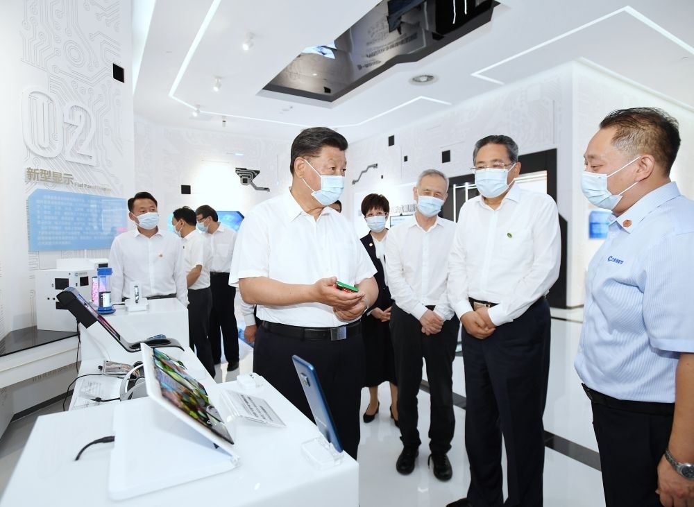 2020年8月19日下午，習近平總書記在安徽省合肥市參觀安徽創(chuàng)新館，了解安徽省科技創(chuàng)新和新興產(chǎn)業(yè)發(fā)展情況。