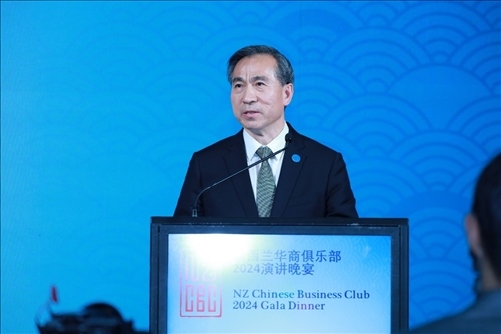 中國(guó)貿(mào)促會(huì)任鴻斌會(huì)長(zhǎng)。主辦方供圖