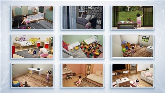 通用智能人“通通”可以自主應(yīng)對多變的場景。受訪者供圖