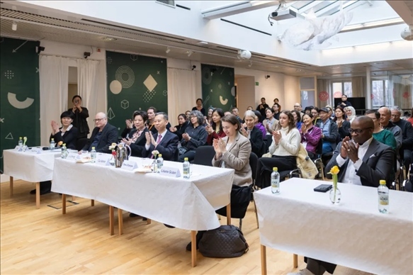活動現場。中國駐瑞典大使館供圖