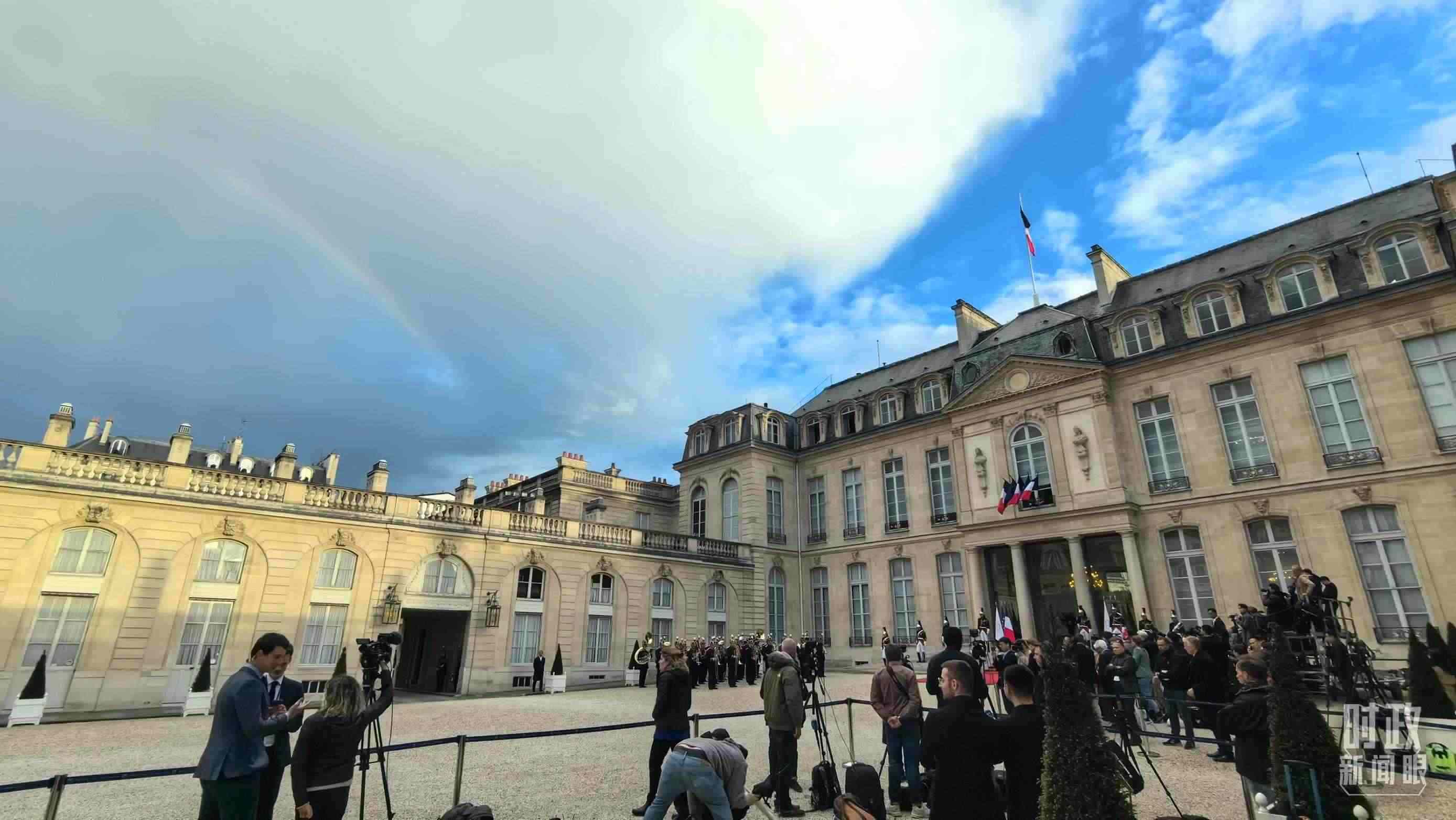 △愛(ài)麗舍宮。（總臺(tái)央視記者馬超拍攝）