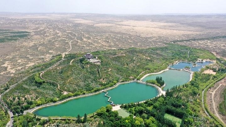 △2023年6月7日，寧夏靈武市白芨灘國家級自然保護(hù)區(qū)。