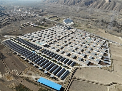 這是2020年11月6日拍攝的班彥新村全貌（無(wú)人機(jī)照片）。新華社記者 戴天放 攝