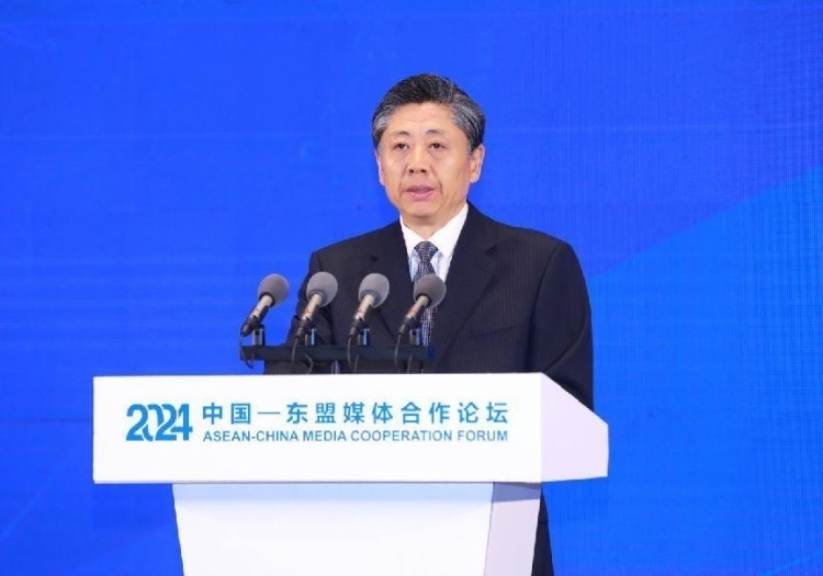 王藝華致辭。中國(guó)外文局供圖