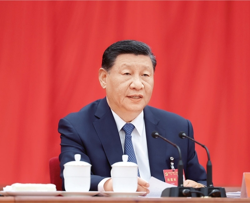 中國共產(chǎn)黨第二十屆中央委員會第三次全體會議，于2024年7月15日至18日在北京舉行。中央委員會總書記習(xí)近平作重要講話。 新華社記者 鞠鵬/攝