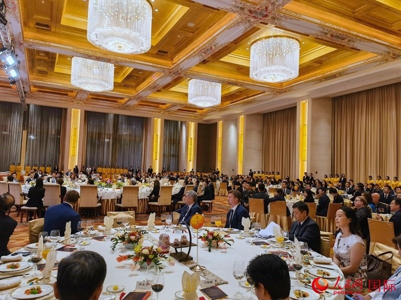 慶祝中俄建交75周年招待會在京舉行。人民網記者 李明琪攝