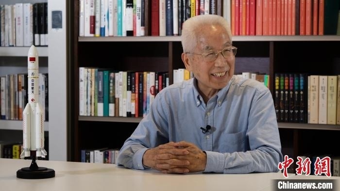 中國(guó)工程院院士龍樂(lè)豪。(中國(guó)運(yùn)載火箭技術(shù)研究院供圖)