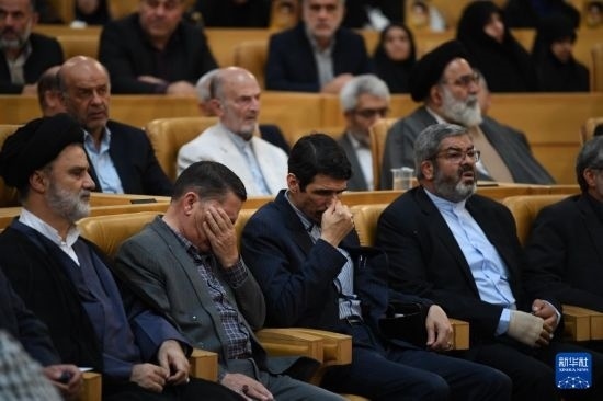 這是10月7日在伊朗首都德黑蘭拍攝的第七屆聲援巴勒斯坦兒童和青少年國際會議現(xiàn)場。新華社記者 沙達(dá)提 攝