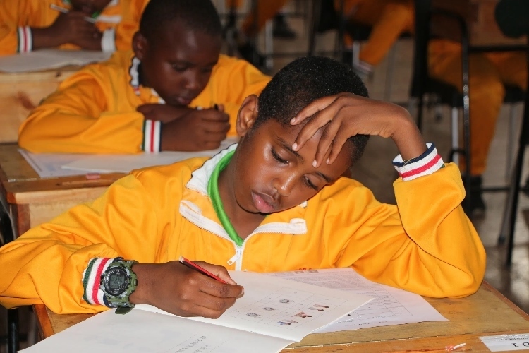 考場現(xiàn)場。埃格頓大學(xué)孔子學(xué)院供圖