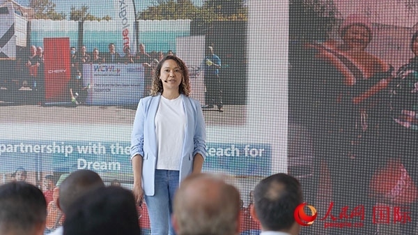 奇瑞南非公司全國市場經(jīng)理維倫·彼得森發(fā)言。人民網(wǎng) 張茜攝