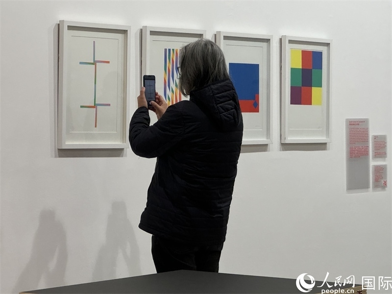 11月8日，觀眾在“瑞士經(jīng)典設(shè)計展”作品前駐足欣賞。人民網(wǎng) 謝瑩攝 