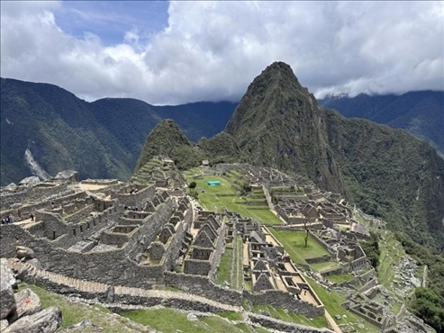 秘魯馬丘比丘古城遺址。本報記者 張朋輝 攝