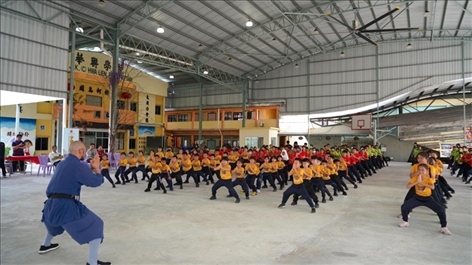 少林武術(shù)教學(xué)。主辦方供圖